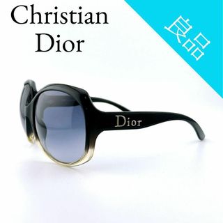 クリスチャンディオール(Christian Dior)のクリスチャンディオール  グロッシー サングラス G2EHD ラウンド ブラック(サングラス/メガネ)