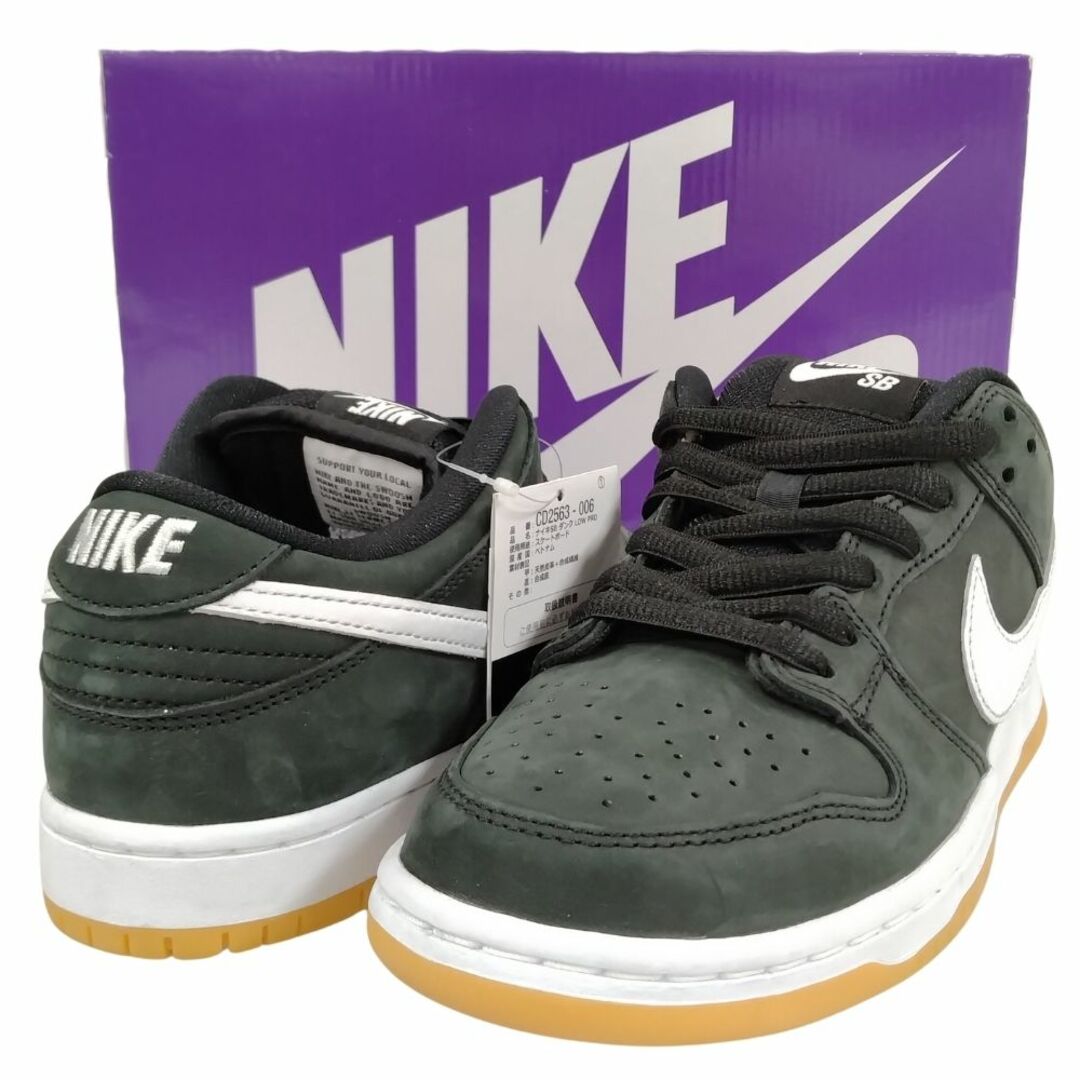 NIKE(ナイキ)のNIKE ナイキ 品番 CD2563-006 NIKE SB DUNK LOW PRO ダンク シューズ ブラック サイズUS8.5=26.5cm 正規品 / 34335 メンズの靴/シューズ(スニーカー)の商品写真