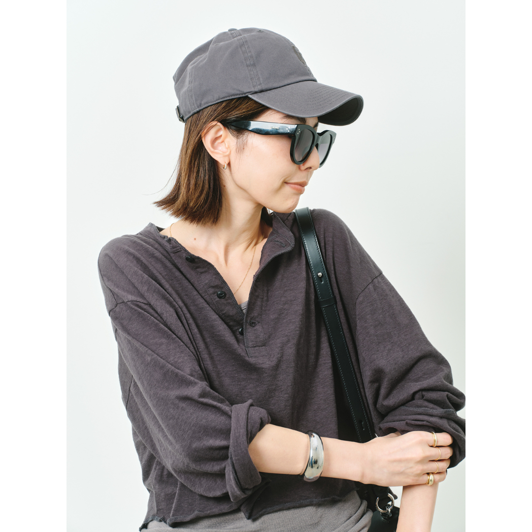 L'Appartement DEUXIEME CLASSE(アパルトモンドゥーズィエムクラス)の★美品★アパルトモン GOOD GRIEF! HENLEY SHORT TOP レディースのトップス(Tシャツ(長袖/七分))の商品写真