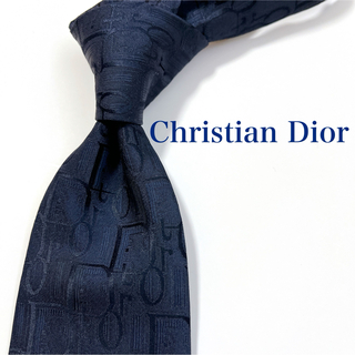 Christian Dior - 美品 クリスチャンディオール ネクタイ ハイブランド トロッター柄 光沢 希少