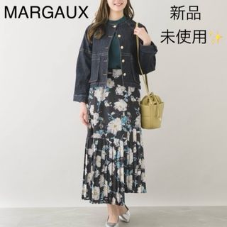 マルゴー(MARGAUX)の新品✨【MARGAUX】マルゴー　デニムジャケット　ノーカラー　金ボタン　フリー(Gジャン/デニムジャケット)