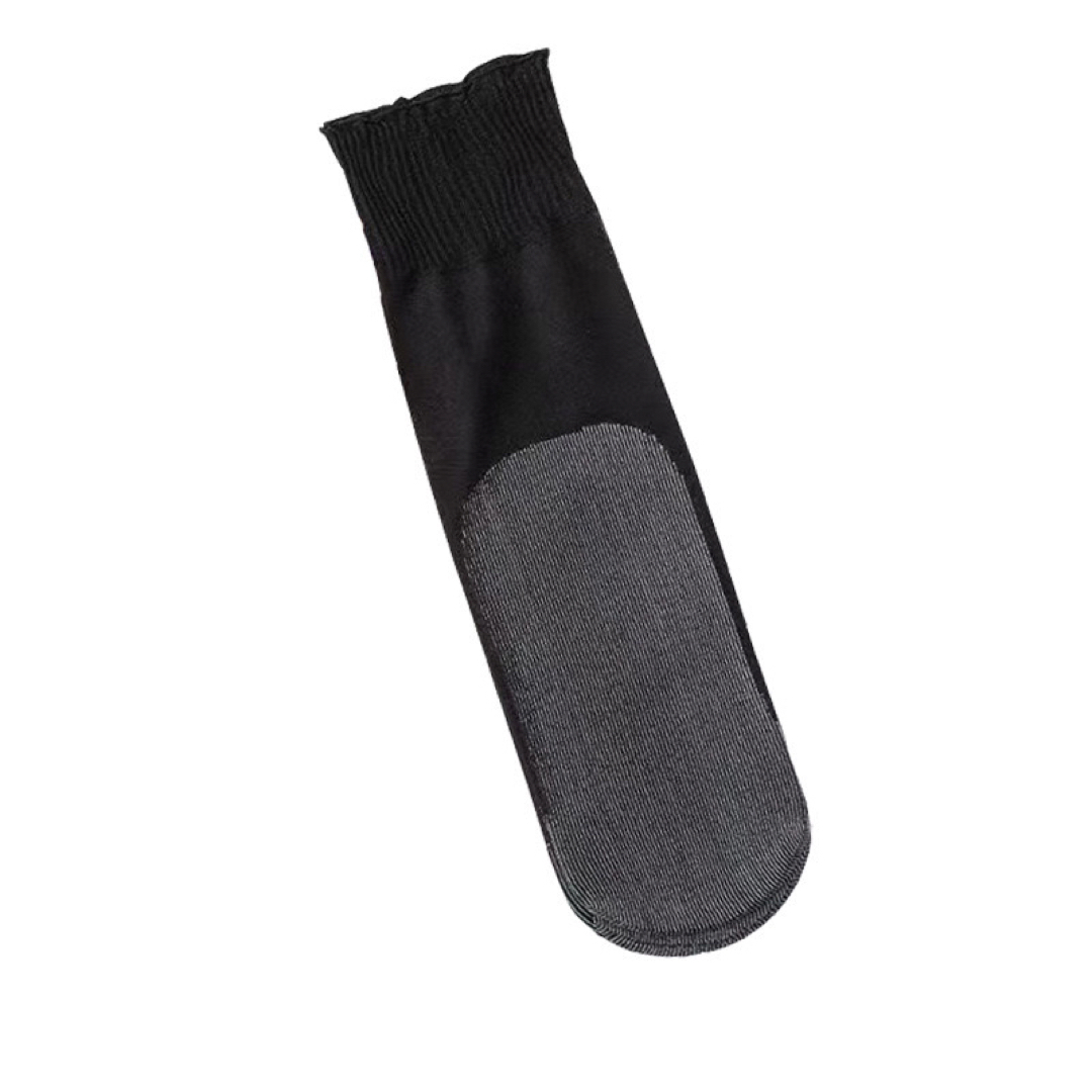 5足セット　レディースシースルーソックス 綿の足裏 つま先補強 くるぶし丈 靴下 レディースのレッグウェア(ソックス)の商品写真