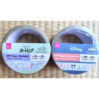 ディズニー(Disney)のOPPテープ　ミッキー＆フレンズ・ズートピア(テープ/マスキングテープ)