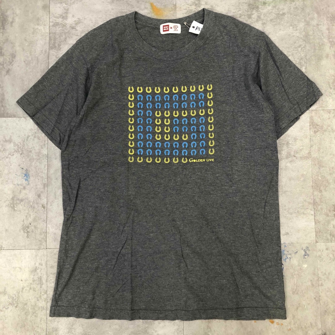 UNIQLO(ユニクロ)のUNIQLO 半袖Tシャツ アメカジ 古着 競馬 JRA L メンズのトップス(Tシャツ/カットソー(半袖/袖なし))の商品写真