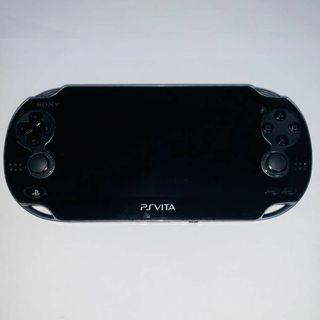 【245】PS Vita Wi-Fiモデル クリスタルブラック PCH-1100(携帯用ゲーム機本体)