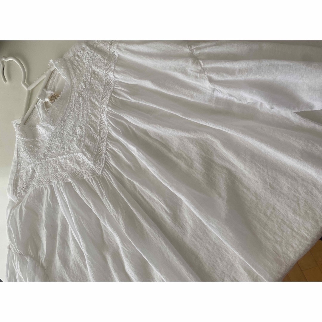 Isabel Marant(イザベルマラン)の定価36000円ほど　繊細なレースの白いブラウス レディースのトップス(シャツ/ブラウス(半袖/袖なし))の商品写真