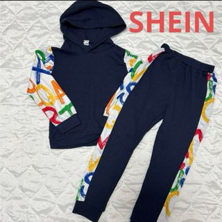 SHEIN - シーイン 120 キッズ セットアップ 120 上下セット 120 英字