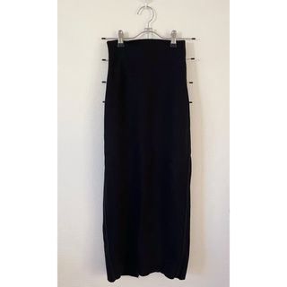 【美品】ZARA ザラ タイトスカート 黒 ブラック スリット ロング XS