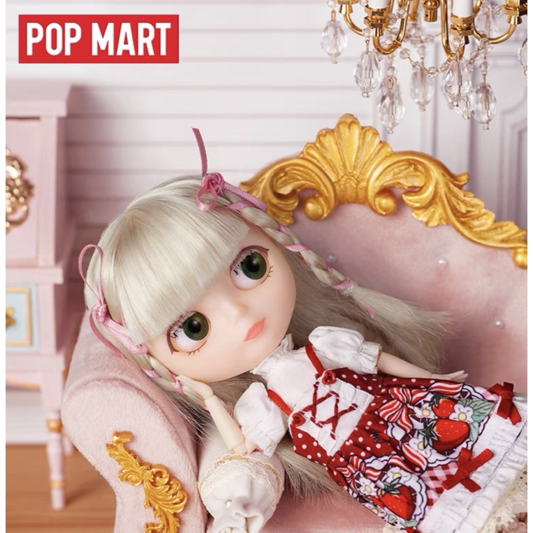 即発送可能　ポップマート ストロベリー ドレス ドール　ブライス　blythe キッズ/ベビー/マタニティのおもちゃ(ぬいぐるみ/人形)の商品写真