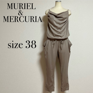MURIEL & MERCURIA オールインワン パンツドレス サロペット (オールインワン)