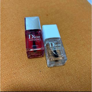 クリスチャンディオール(Christian Dior)の旧‼️二つセット‼️ディオール　ネイルオイル　トップコート(カラージェル)