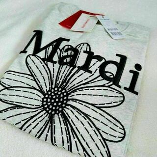 Mardi Mercredi マルディメクルディ 刺繍 スウェット ブラック(トレーナー/スウェット)