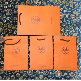 エルメス(Hermes)のHERMESエルメス ショップ紙袋×4枚💞新品(ショップ袋)