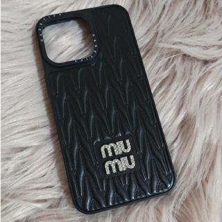 miumiu キラキラロゴiPhoneケース