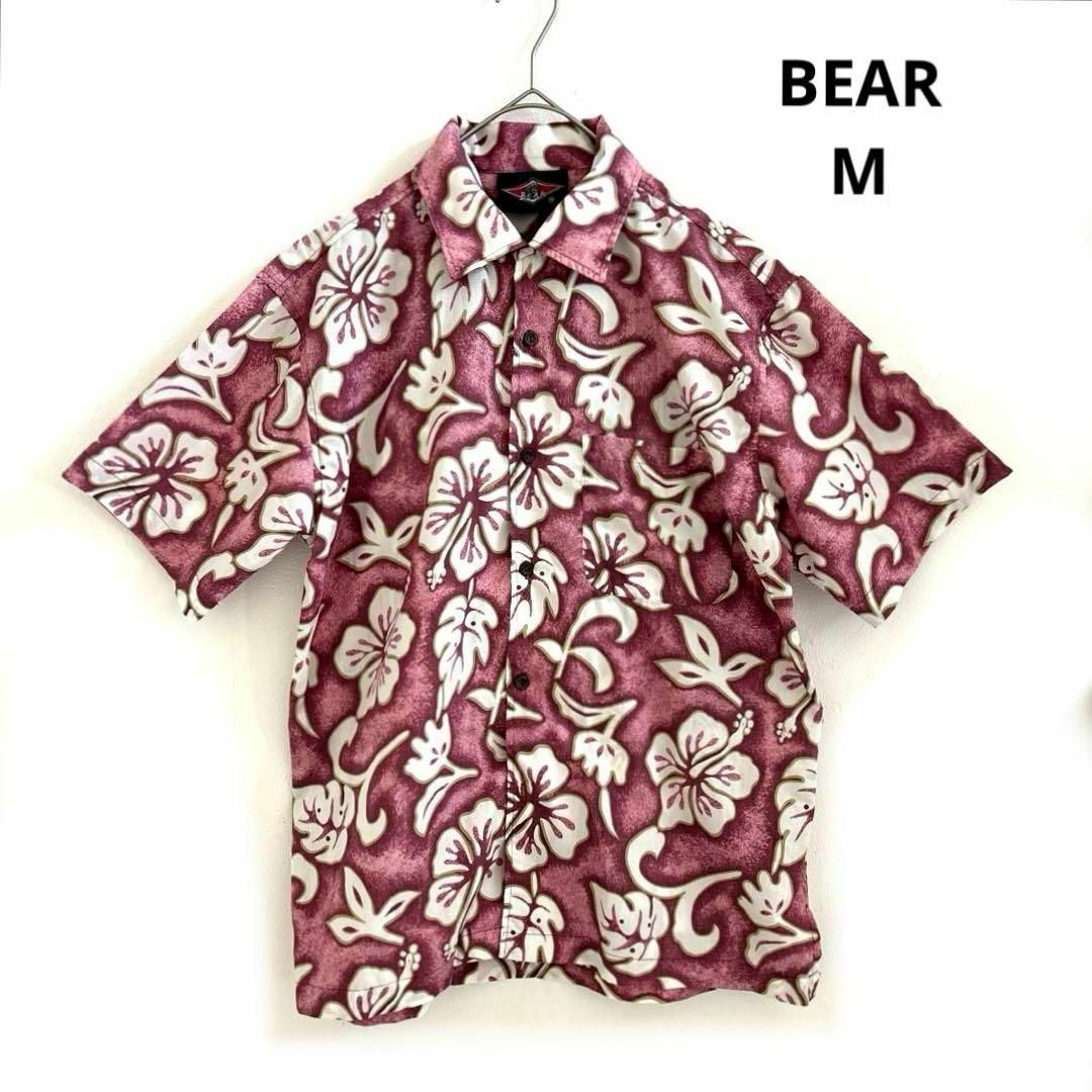 BEAR ベアー アロハシャツ 半袖 初期 vintage  M メンズのトップス(シャツ)の商品写真