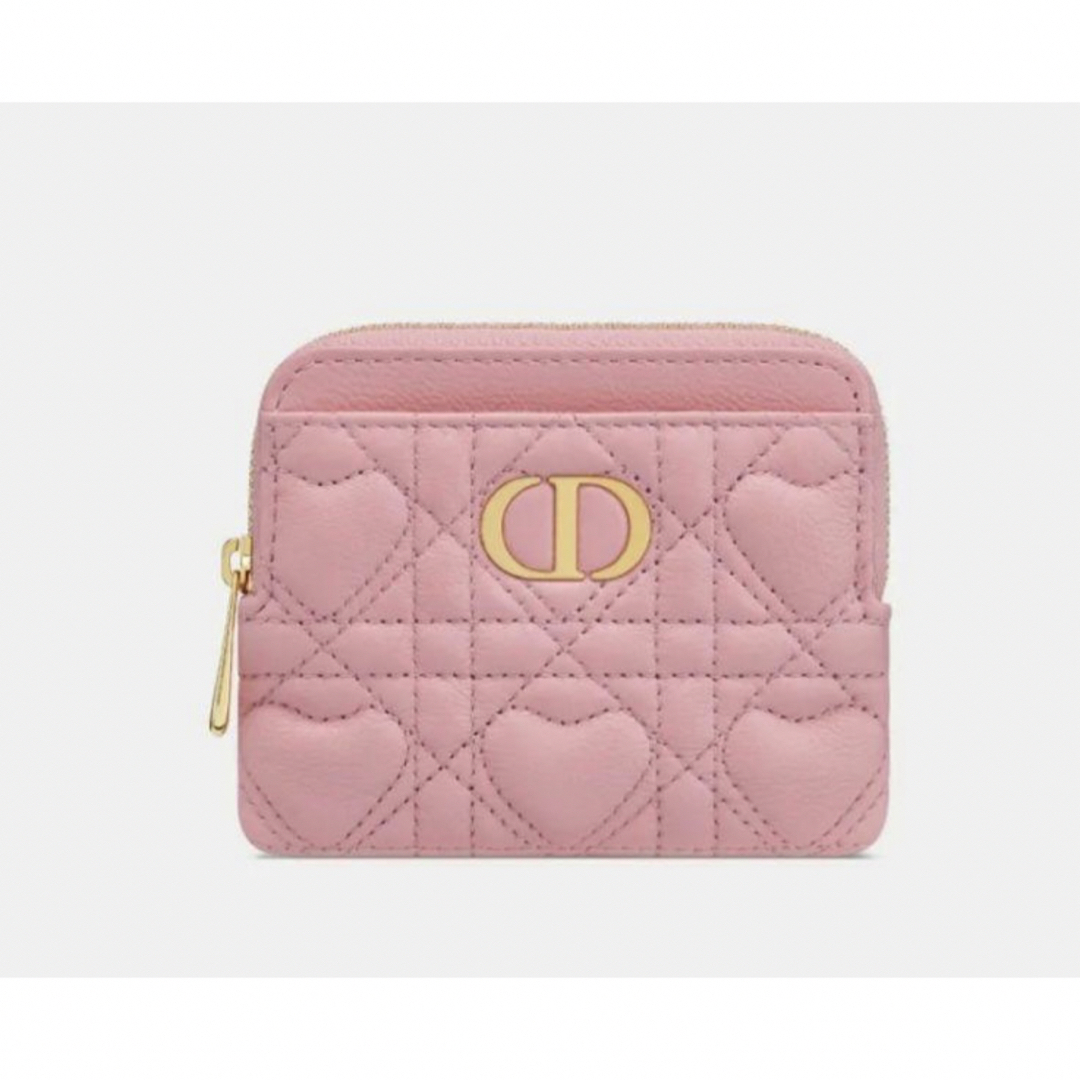 Christian Dior(クリスチャンディオール)の正規品 DIOR CARO LAVENDER ウォレット ハート キルティング レディースのファッション小物(財布)の商品写真