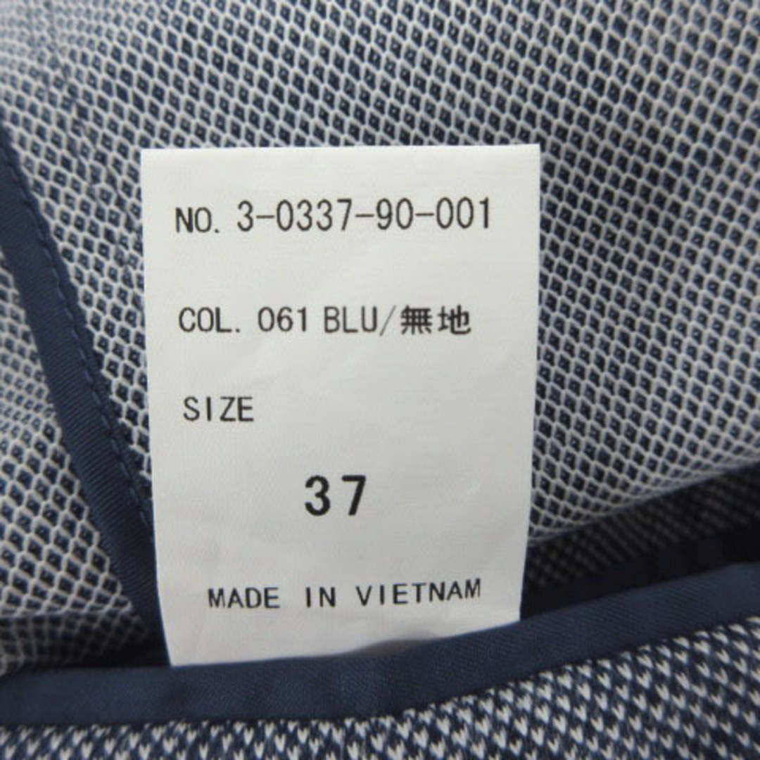 other(アザー)のオンリー ONLY ジャケット テーラードカラー リネン混 総柄 紺 白 37 メンズのジャケット/アウター(テーラードジャケット)の商品写真