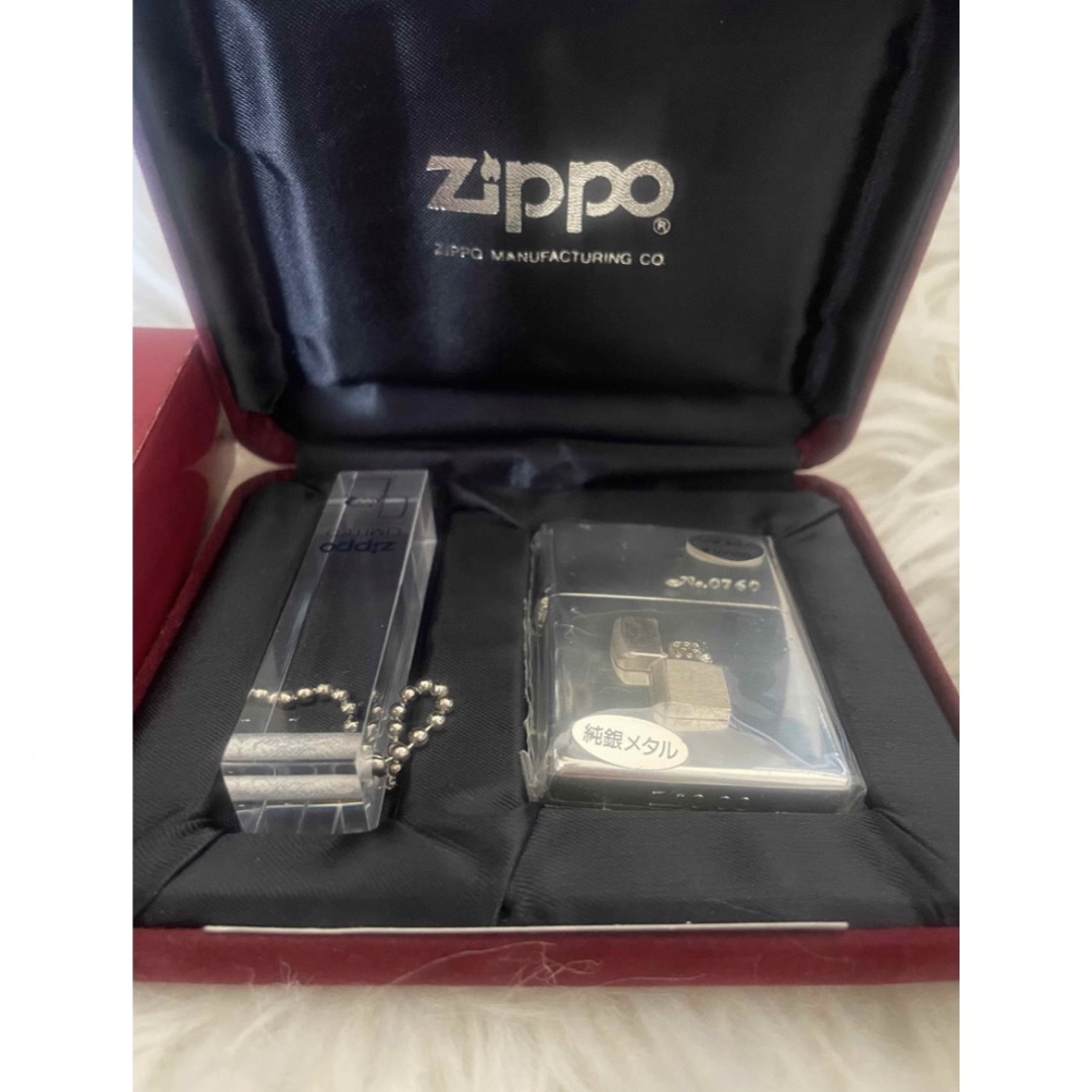 ZIPPO(ジッポー)の未使用　zippo 純銀　 メンズのファッション小物(タバコグッズ)の商品写真