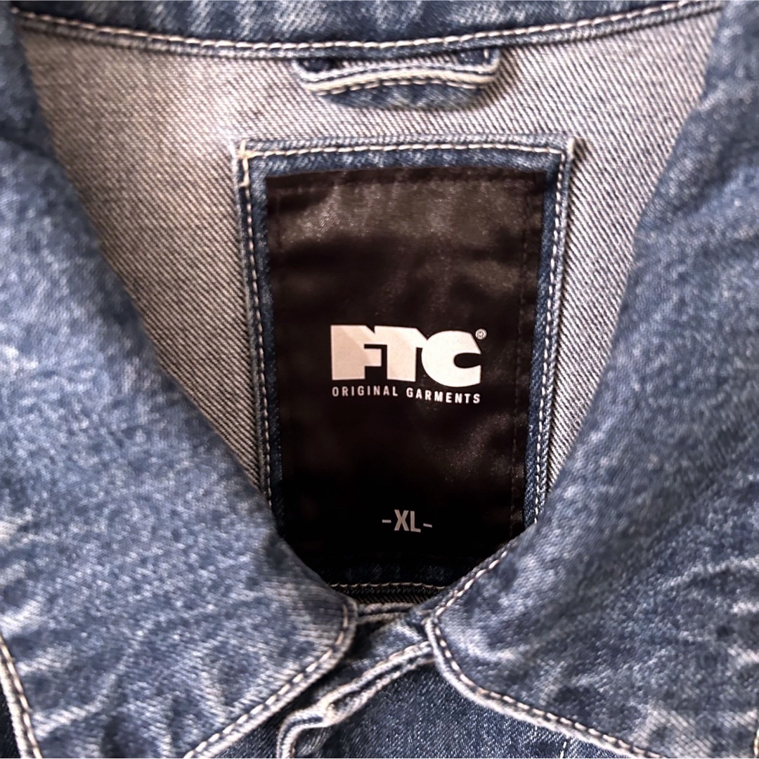 FTC(エフティーシー)のFTC x TG DENIM WORK JACKET size XL メンズのジャケット/アウター(Gジャン/デニムジャケット)の商品写真