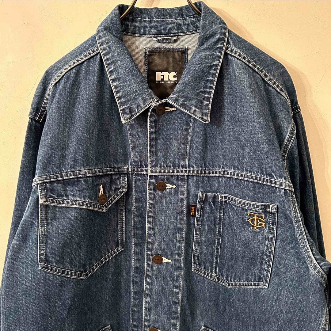 FTC(エフティーシー)のFTC x TG DENIM WORK JACKET size XL メンズのジャケット/アウター(Gジャン/デニムジャケット)の商品写真