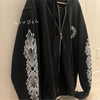 クロムハーツ(Chrome Hearts)の美品 クロムハーツ CHROME HEARTS ジップパーカー(パーカー)