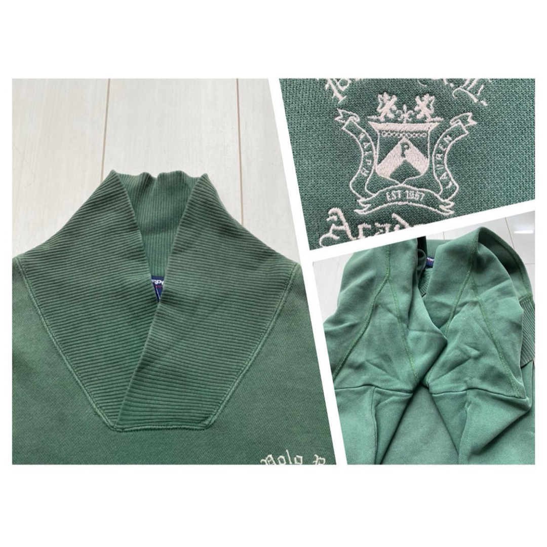 POLO RALPH LAUREN(ポロラルフローレン)の90s POLO SPORT ラルフローレン　ショールカラー スウェット XXL メンズのトップス(スウェット)の商品写真