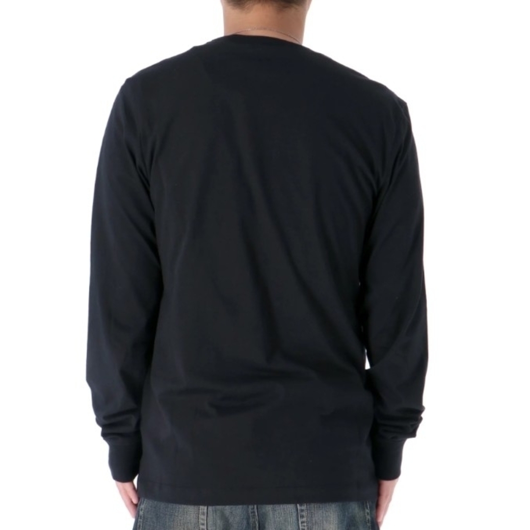 NIKE(ナイキ)の[新品] NIKE ナイキ ロンT 長袖Tシャツ NIKEロゴ 黒 XLサイズ メンズのトップス(Tシャツ/カットソー(七分/長袖))の商品写真
