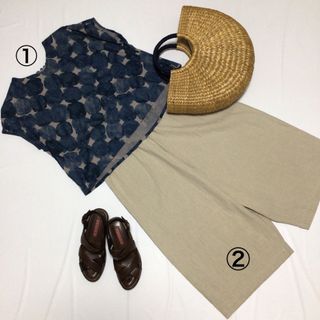 メゾンドプラージュ(maison de plage)の専用♡夏の大人ナチュラルセット①MAISON DE PLAGE ②CLN ^^☆(シャツ/ブラウス(半袖/袖なし))