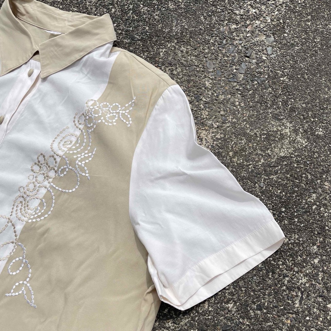 【極希少】Champagne gold switching shirt メンズのトップス(シャツ)の商品写真