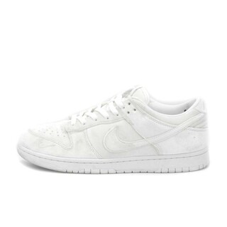 ナイキ(NIKE)のナイキ NIKE ×ドーバー ストリート マーケット Dover Street Market ■ 【 DUNK LOW WHITEK VELVET DH2686 100 】 ダンク ロー ホワイト ベルベット スニーカー　n5517(スニーカー)