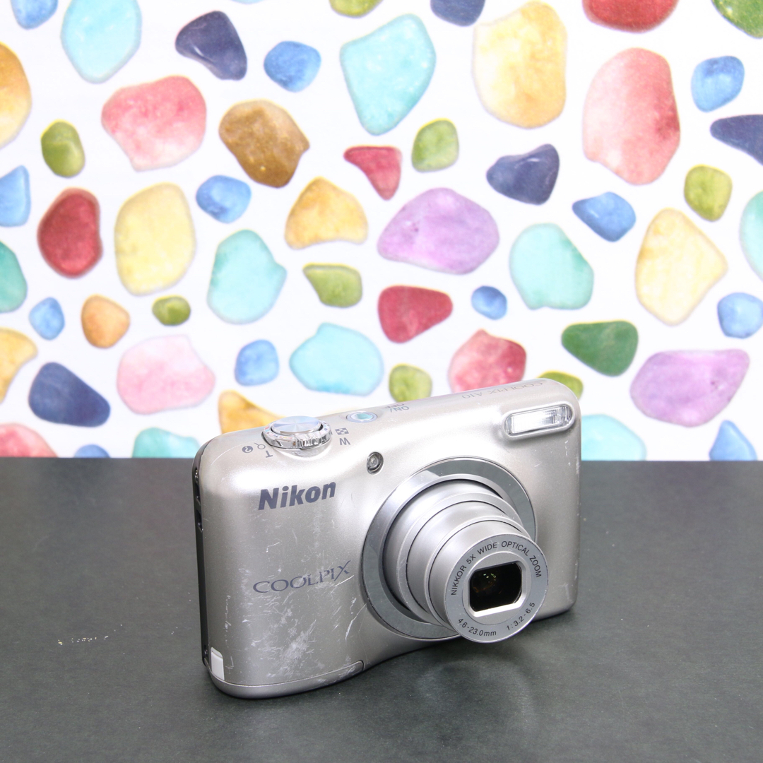 Nikon(ニコン)の♥︎Nikon COOLPIX A10 ◇おすすめコンデジ ◇スマホ転送 ◇元箱 スマホ/家電/カメラのカメラ(コンパクトデジタルカメラ)の商品写真