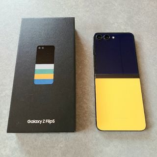 サムスン(SAMSUNG)の【美品】Galaxy Z Flip5  256GB イエロー 韓国版(スマートフォン本体)