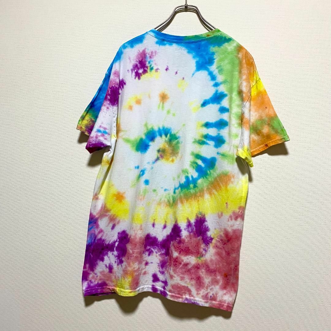 GILDAN(ギルタン)のUS古着　タイダイ　半袖　Tシャツ　Tie Dye Tee　カラフル　I250 メンズのトップス(Tシャツ/カットソー(半袖/袖なし))の商品写真