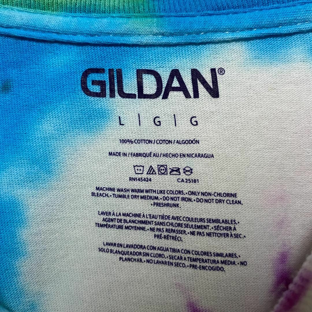 GILDAN(ギルタン)のUS古着　タイダイ　半袖　Tシャツ　Tie Dye Tee　カラフル　I250 メンズのトップス(Tシャツ/カットソー(半袖/袖なし))の商品写真