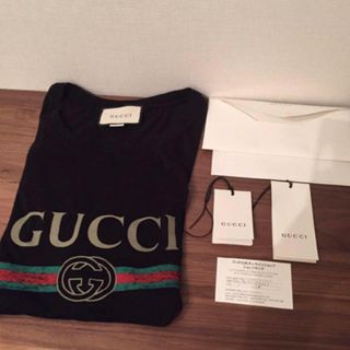 Gucci - 定価48600円 GUCCI ロゴウォッシュドオーバーサイズTシャツ  