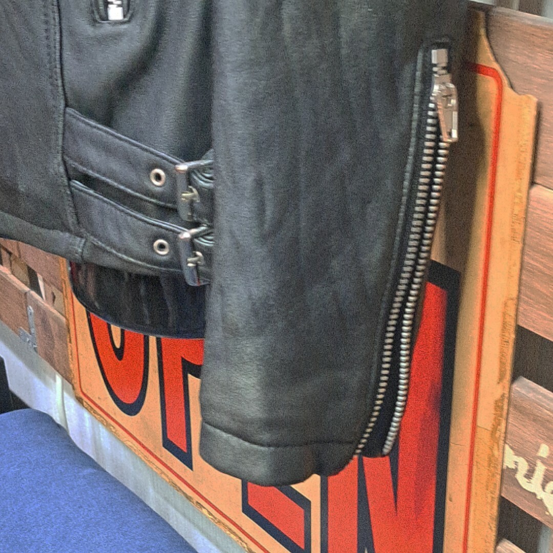 JACKROSE(ジャックローズ)のジャックローズ　ラムレザー　シングルライダースジャケット　3 L　ブラック メンズのジャケット/アウター(ライダースジャケット)の商品写真