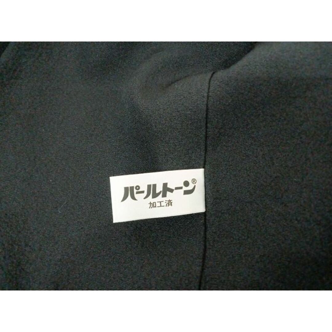 平和屋-こころ店■豪華黒留袖　扇面女人文　暈し染め　金彩　正絹　逸品　AAAE4471Bnp レディースの水着/浴衣(着物)の商品写真