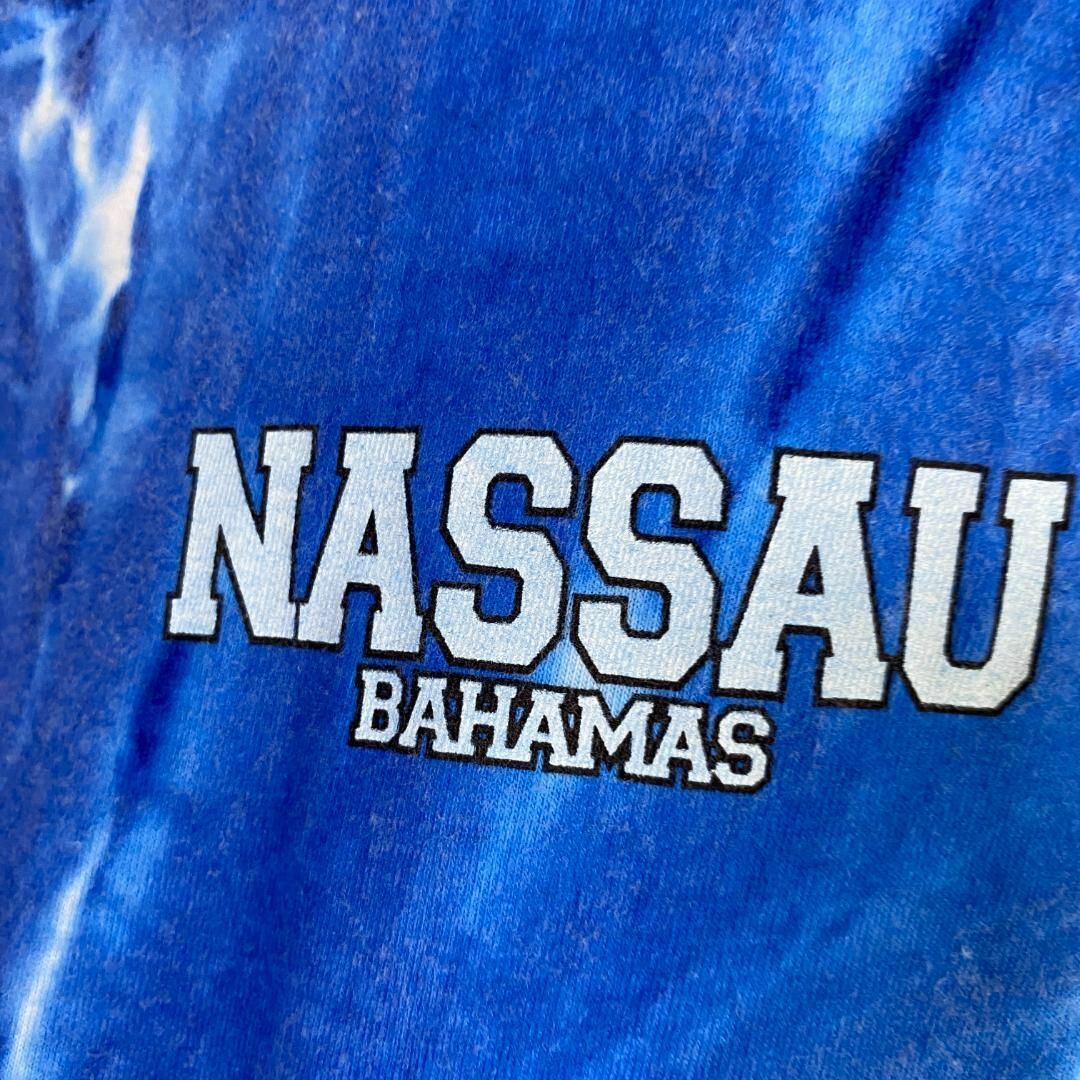 アメリカ古着　ナッソー　バハマ　半袖　Tシャツ　タイダイ　XLサイズ　I268 メンズのトップス(Tシャツ/カットソー(半袖/袖なし))の商品写真