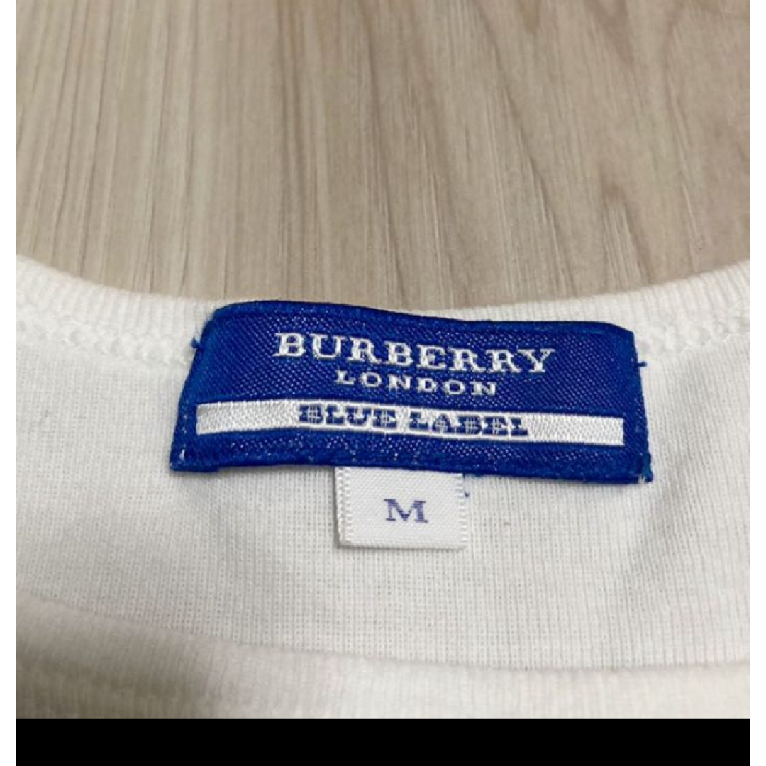 BURBERRY BLUE LABEL(バーバリーブルーレーベル)のバーバリーブルーレーベルblueコットンT レディースのトップス(Tシャツ(半袖/袖なし))の商品写真