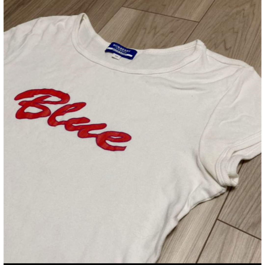 BURBERRY BLUE LABEL(バーバリーブルーレーベル)のバーバリーブルーレーベルblueコットンT レディースのトップス(Tシャツ(半袖/袖なし))の商品写真