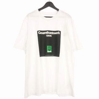 オーエーエムシー OAMC 24SS プリント Tシャツ 半袖 S ホワイト(Tシャツ/カットソー(半袖/袖なし))