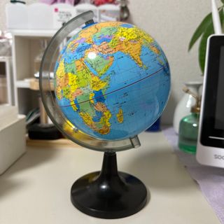 地球儀GLOBEオリジナル地球儀在庫品です球径約142mm(知育玩具)