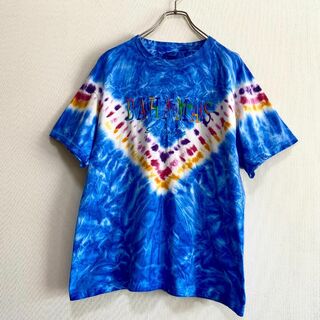 デルタ(DELTA)のアメリカ古着　バハマ　刺繍　半袖　Tシャツ　タイダイ　00s ヴィンテージ(Tシャツ/カットソー(半袖/袖なし))