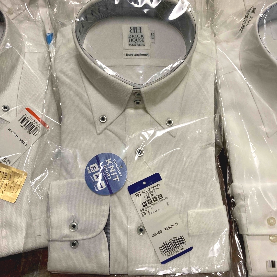 BRICK HOUSE by Tokyo Shirts(ブリックハウスバイトウキョウシャツ)のメンズ えり形態安定シャツ 長袖　紳士　就活　56点　まとめ売り メンズのトップス(シャツ)の商品写真