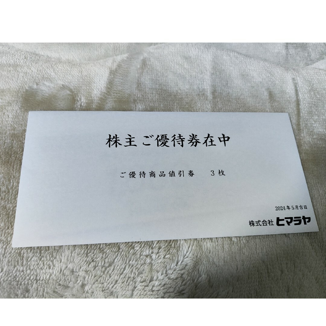 ヒマラヤ HIMARAYA 株主優待券 3000円分 チケットの優待券/割引券(その他)の商品写真