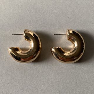 Volume gold ring pierce No.597