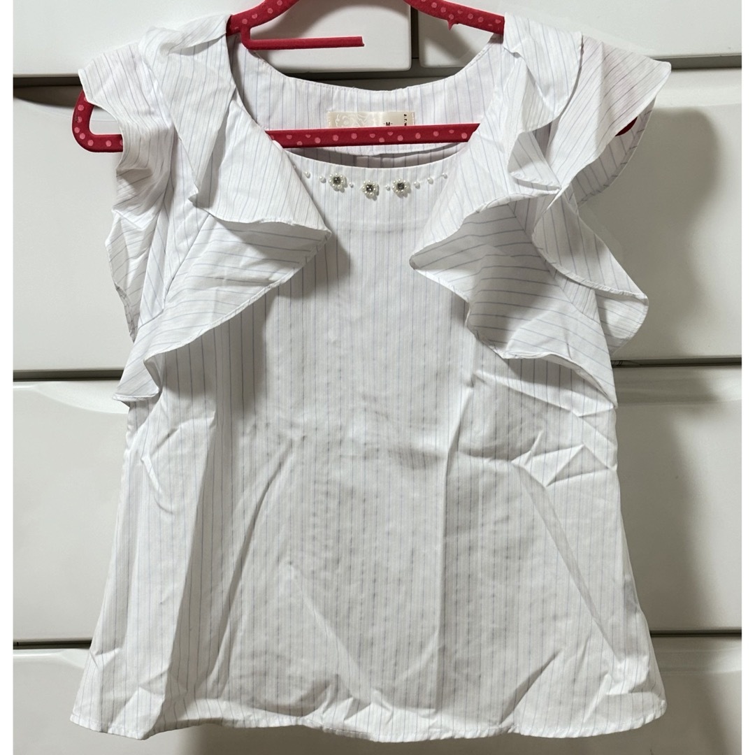 ARROW(アロー)の【ARROW】　白　トップス レディースのトップス(シャツ/ブラウス(半袖/袖なし))の商品写真