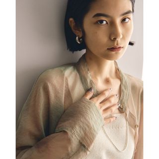 トゥデイフル(TODAYFUL)のtodayful Chunky Hoop Pierce シルバー(ピアス)