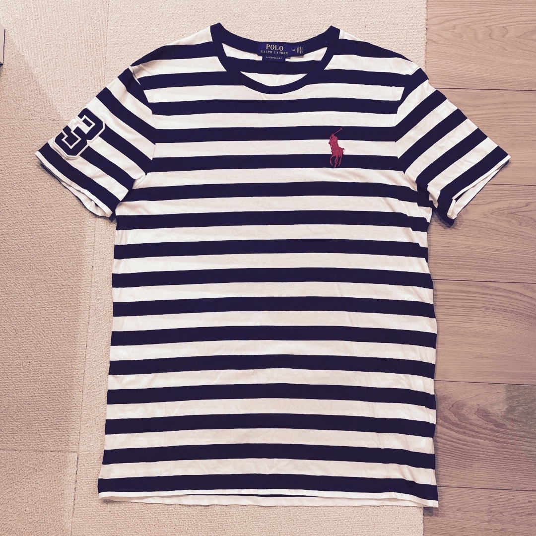 POLO RALPH LAUREN(ポロラルフローレン)のMサイズ　ネイビー　POLOラルフローレン メンズのトップス(Tシャツ/カットソー(半袖/袖なし))の商品写真