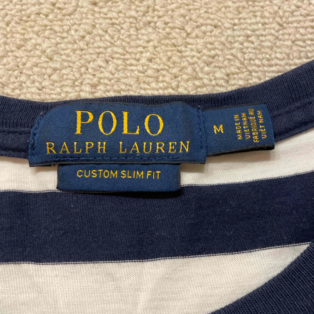 POLO RALPH LAUREN(ポロラルフローレン)のMサイズ　ネイビー　POLOラルフローレン メンズのトップス(Tシャツ/カットソー(半袖/袖なし))の商品写真